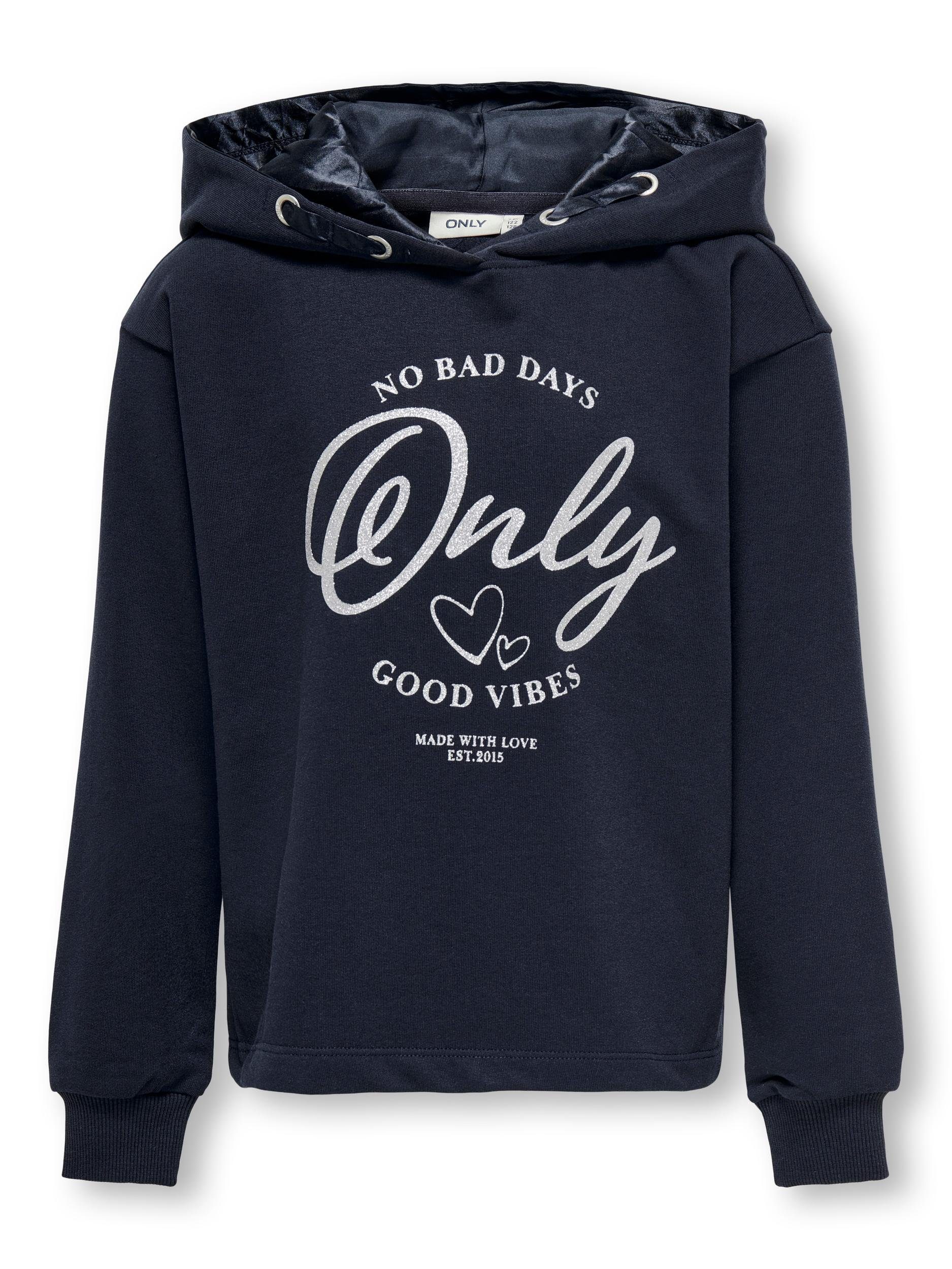 KIDS ONLY Sweatshirt KOGWENDY GLITTER LS HOOD UB SWT, Hochwertig & bequem –  perfekt für jeden Tag