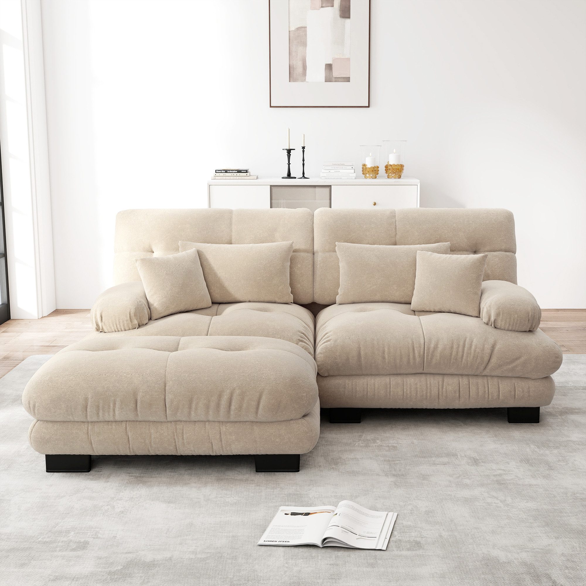 i@home Sofa Exquisites Chenille-Sofa mit Cloud-Komfort–Individuell günstig online kaufen