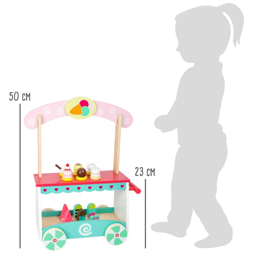 Small Foot Spielgeschirr 11065 Eiswagen aus Holz Іграшки