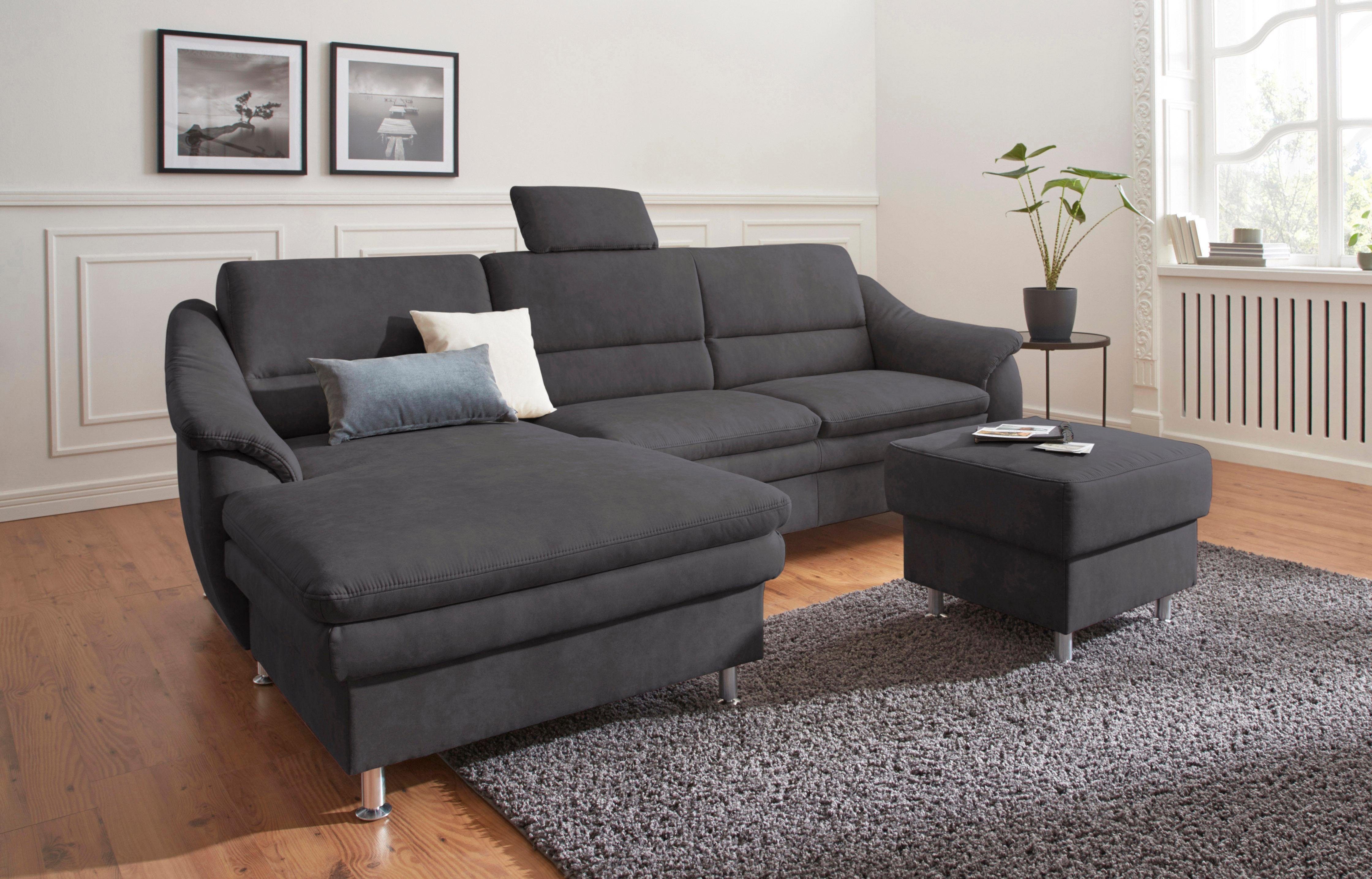 sit&more Ecksofa Cardoso L-Form, mit Federkern, günstig online kaufen