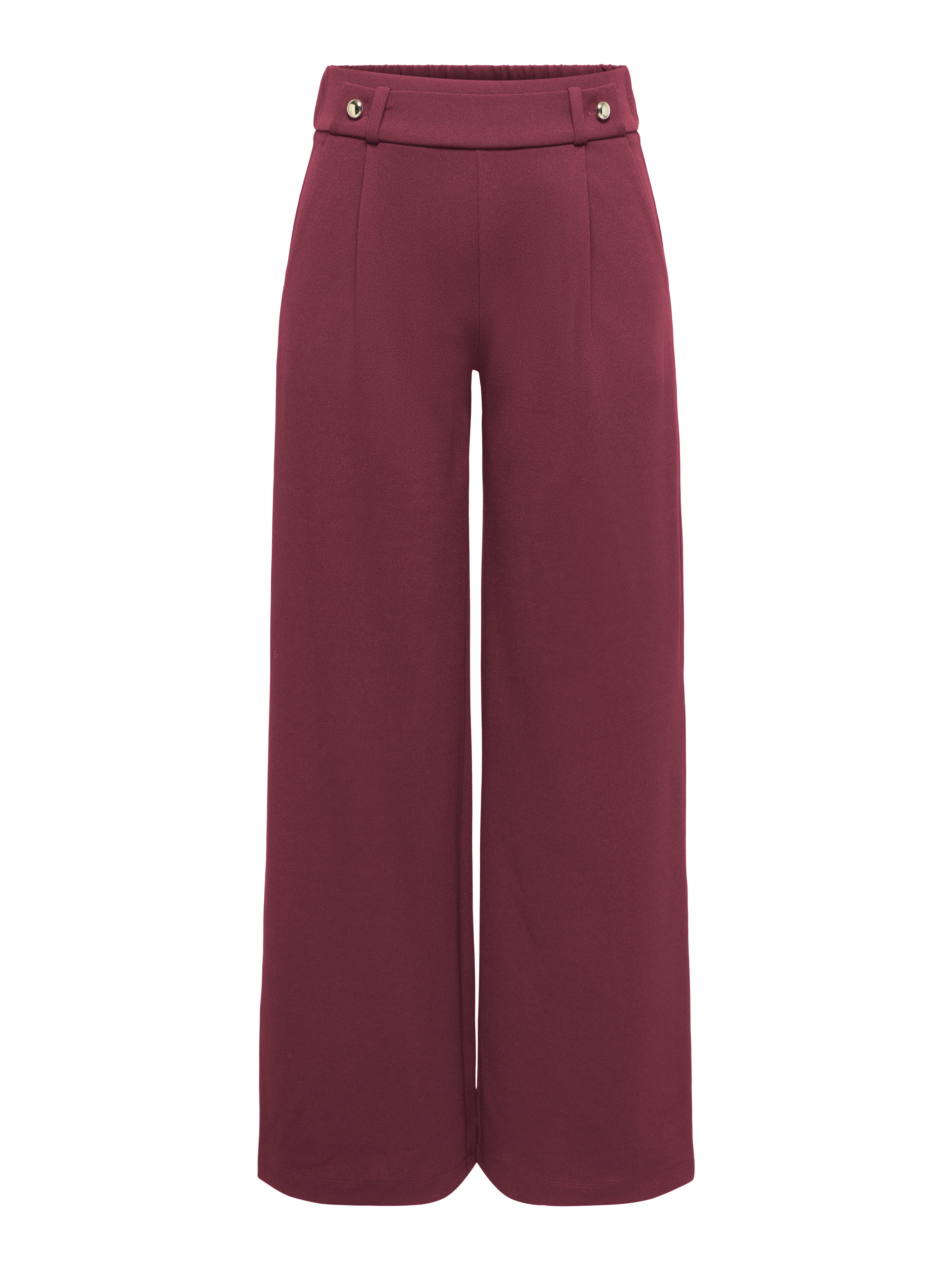 JDY Jerseyhose JDYGEGGO NEW LONG PANT JRS NOOS Materialmix, weit geschnitten