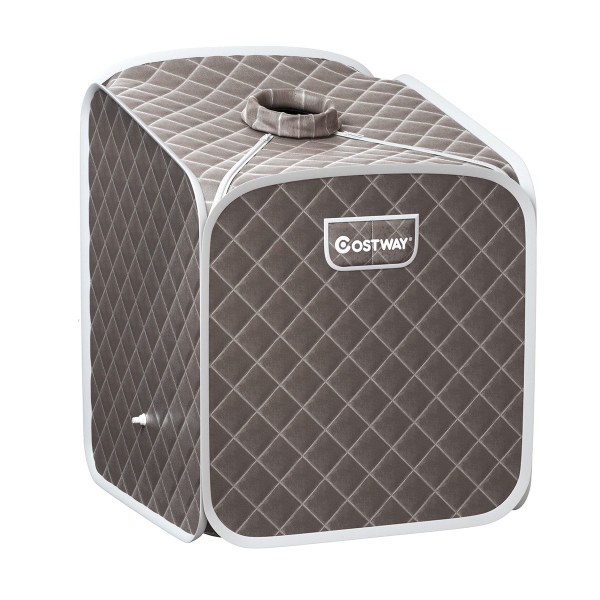 COSTWAY Sauna 2L Dampfsauna, 1000W, mit Sitz günstig online kaufen