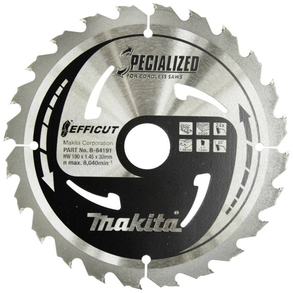 Makita Kreissägeblatt EFFICUT Sägeb.190x30x24Z B-64191