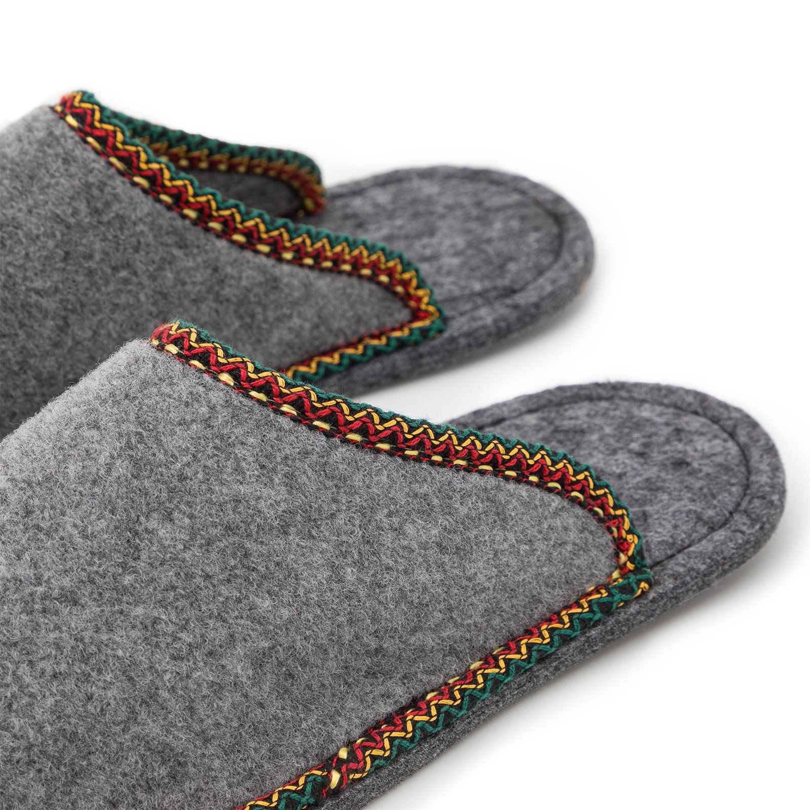 Pantoffelmann Gästepantoffel Herren Damen Gästehausschuh Filzpantoffel Pantoffel Pantoffel (1 Paar) Filzpantoffeln, Gästepantoffel besonders leicht