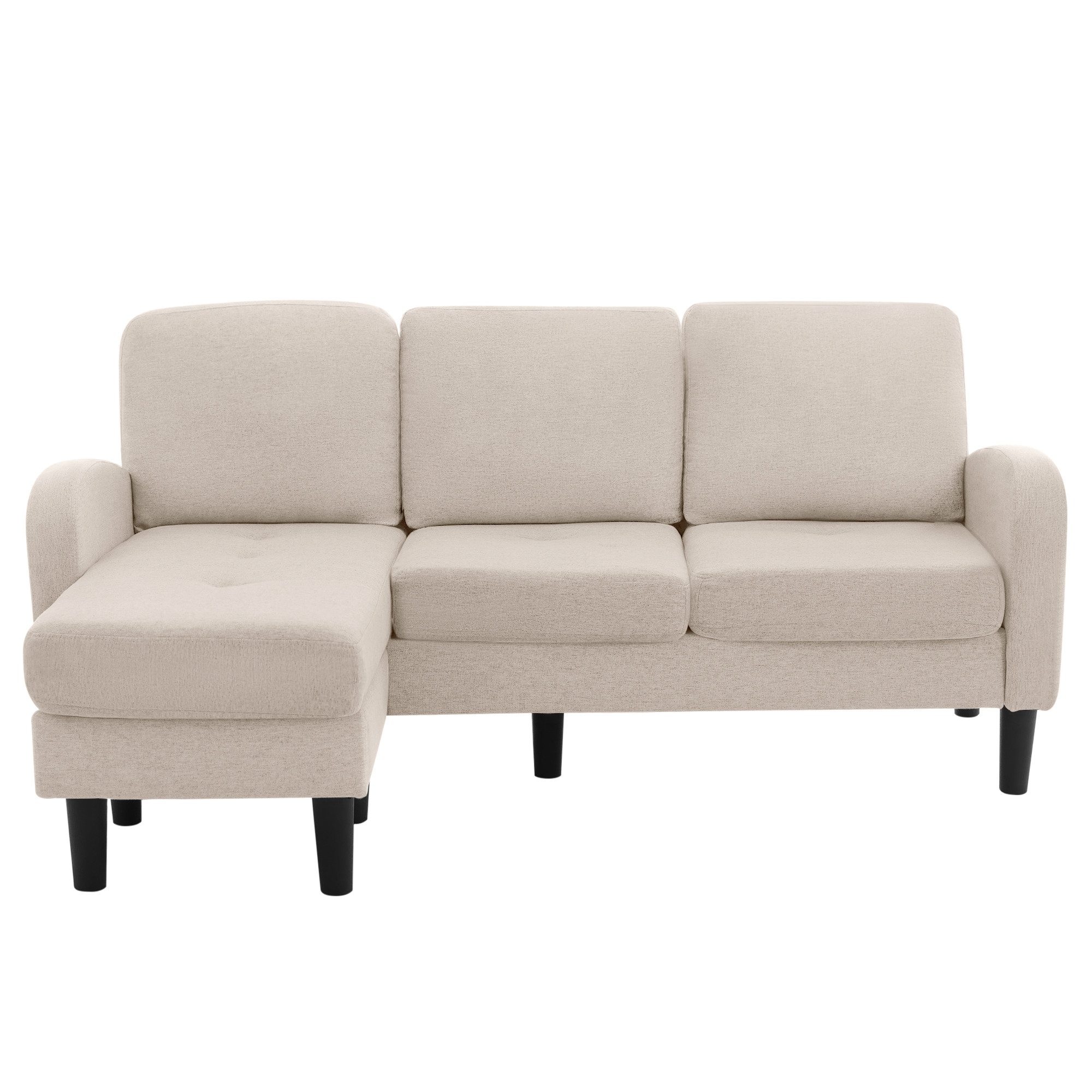 Merax Ecksofa Ecksofa L-förmiges Sofa 3-Sitzer günstig online kaufen