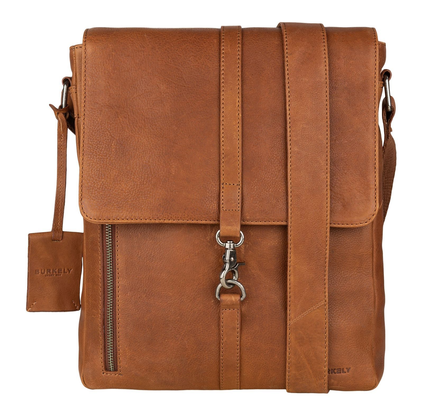 Burkely Umhängetasche Crossover Messenger Bag, aus echtem Leder