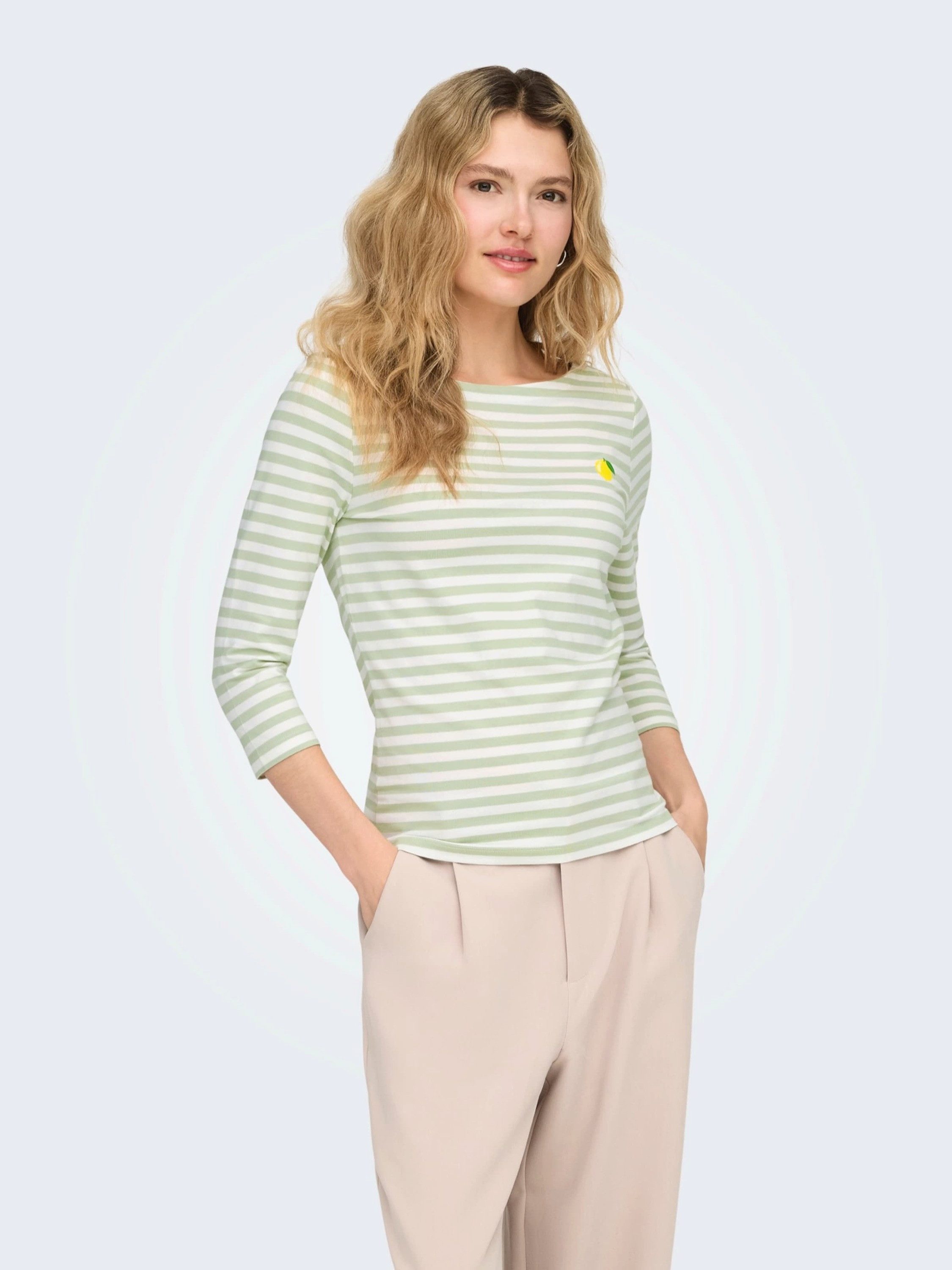 ONLY 3/4-Arm-Shirt ONLFIFI (1-tlg) Plain/ohne Details