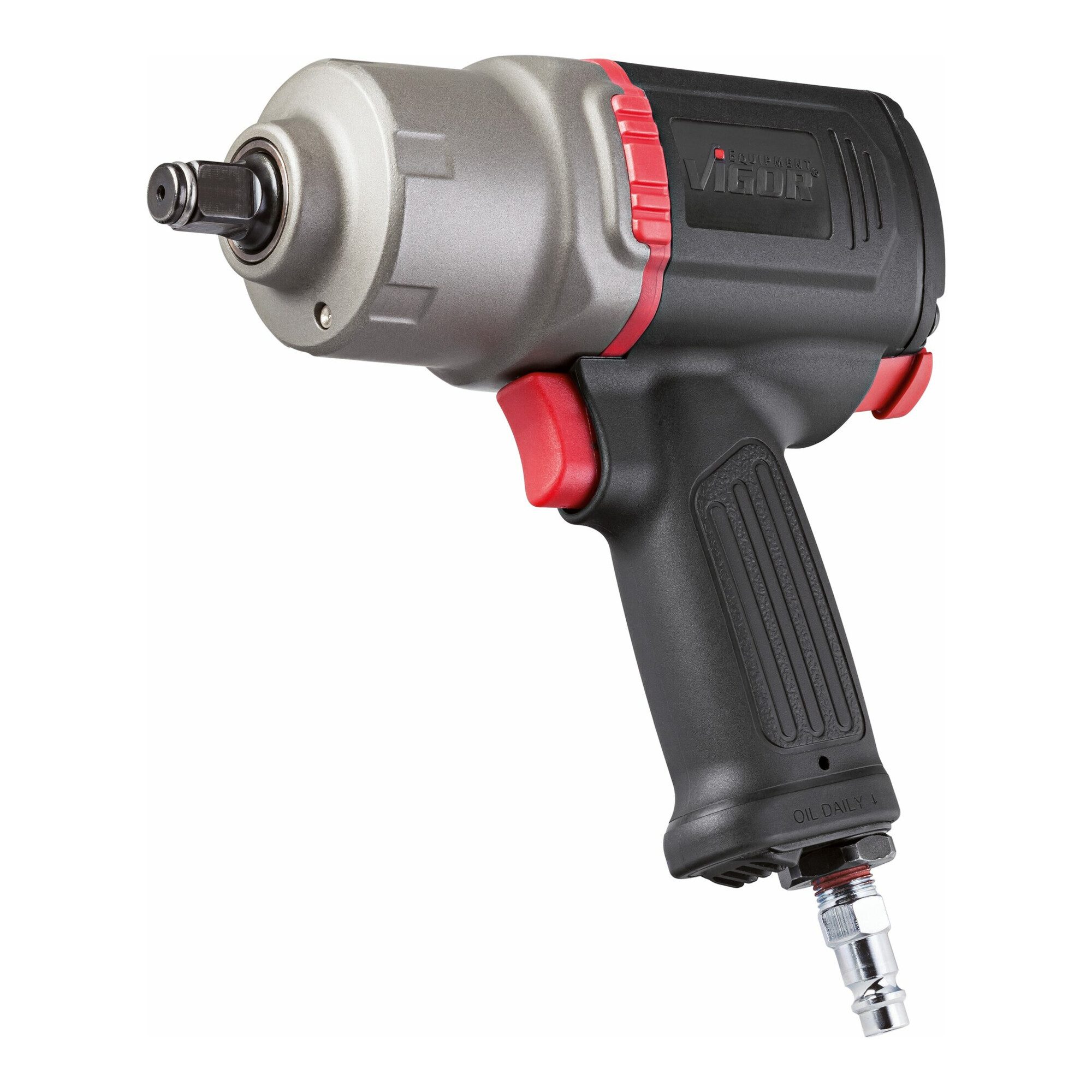 VIGOR Druckluft-Schlagschrauber VIGOR Schlagschrauber V3653 1890 Nm Vierkant massiv 12,5 mm (1/2 Zoll)