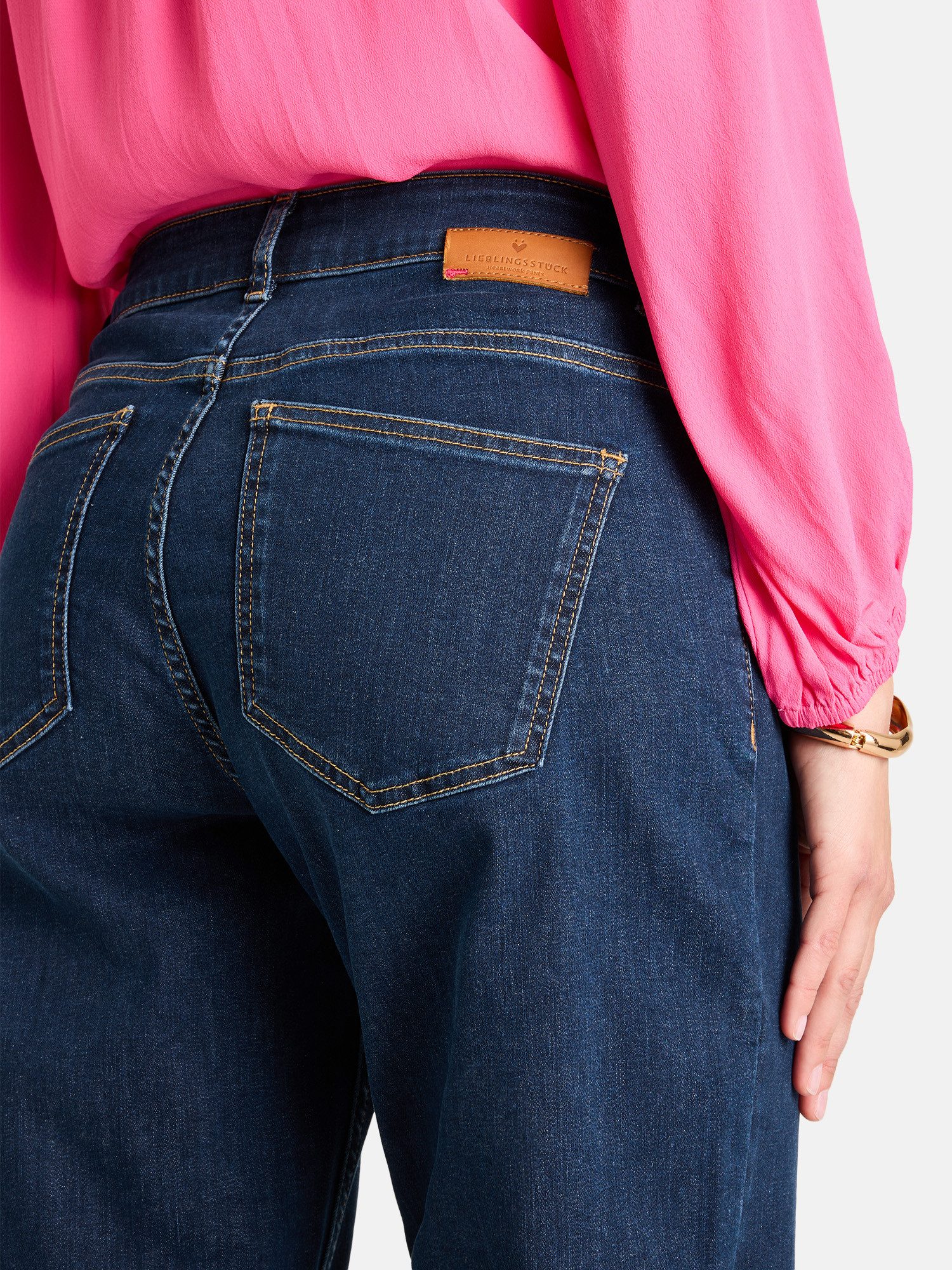 Lieblingsstück 5-Pocket-Jeans LS 61EP mit geradem Bein, Baumwollmix – Bild 4 von 5