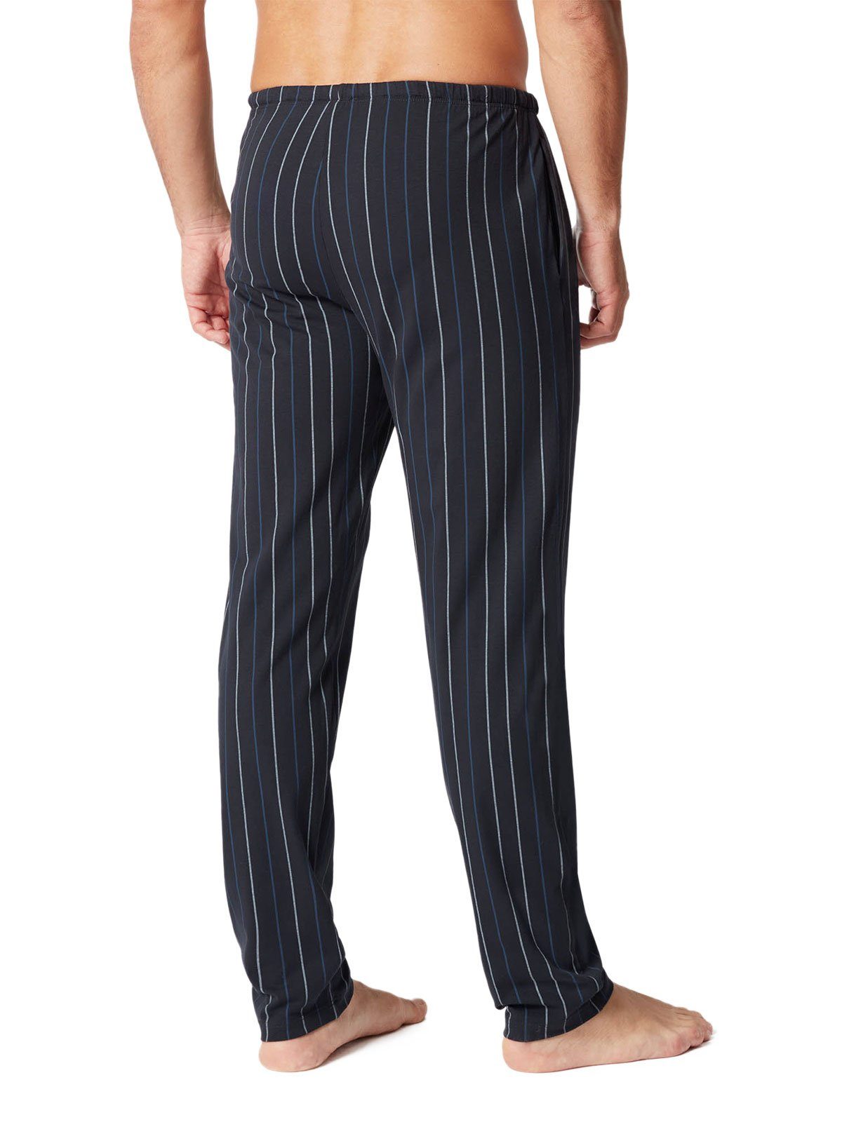 HUBER Loungehose Herren Hose lang hautnah Night Basic Selection (Stück, 1-tlg) -