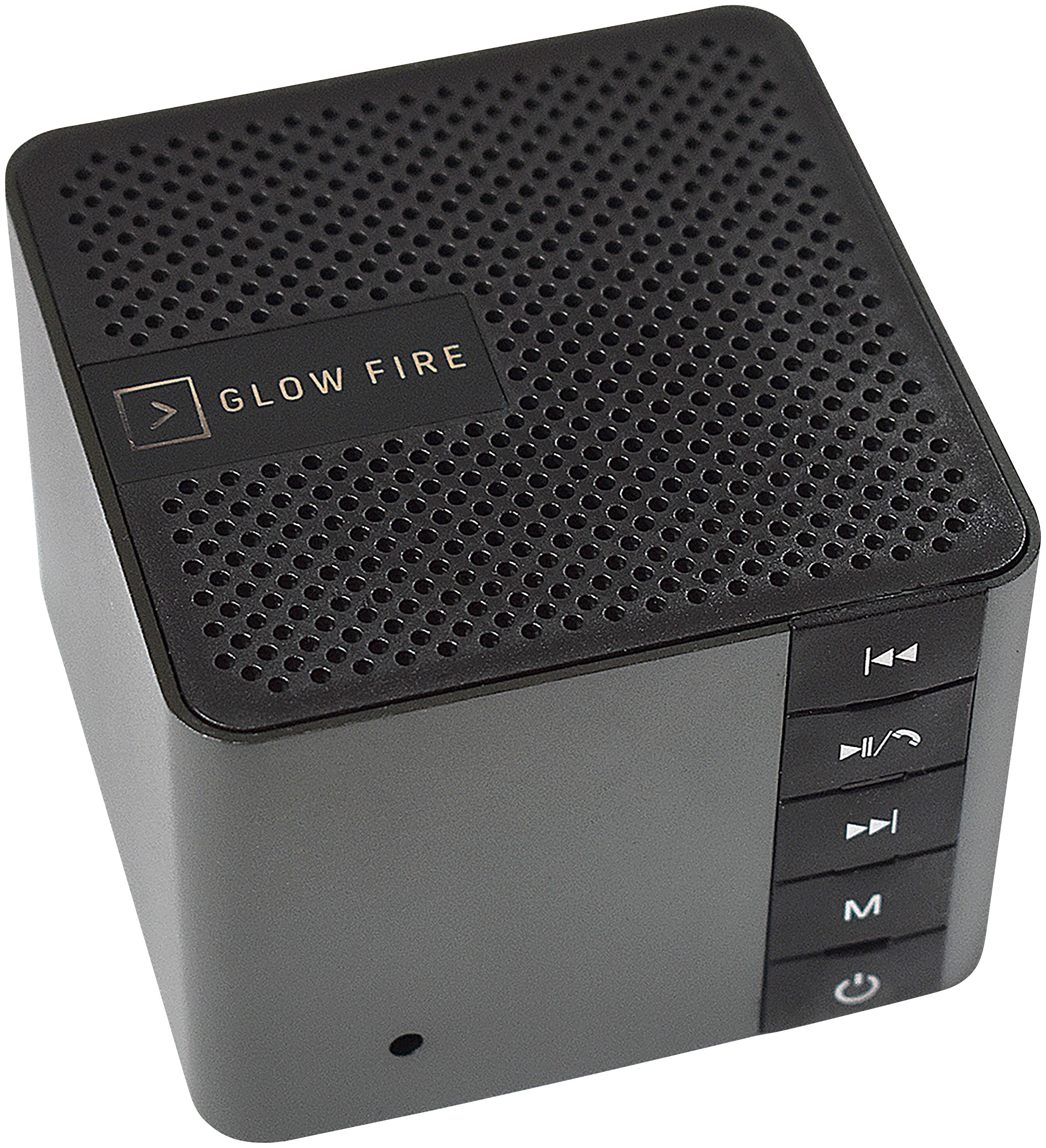 GLOW FIRE Soundbox Bluetooth-Lautsprecher (Bluetooth, Karte SD Knistereffekt Ethanolkamin, mit 4 für usw. GB) E-Kamin