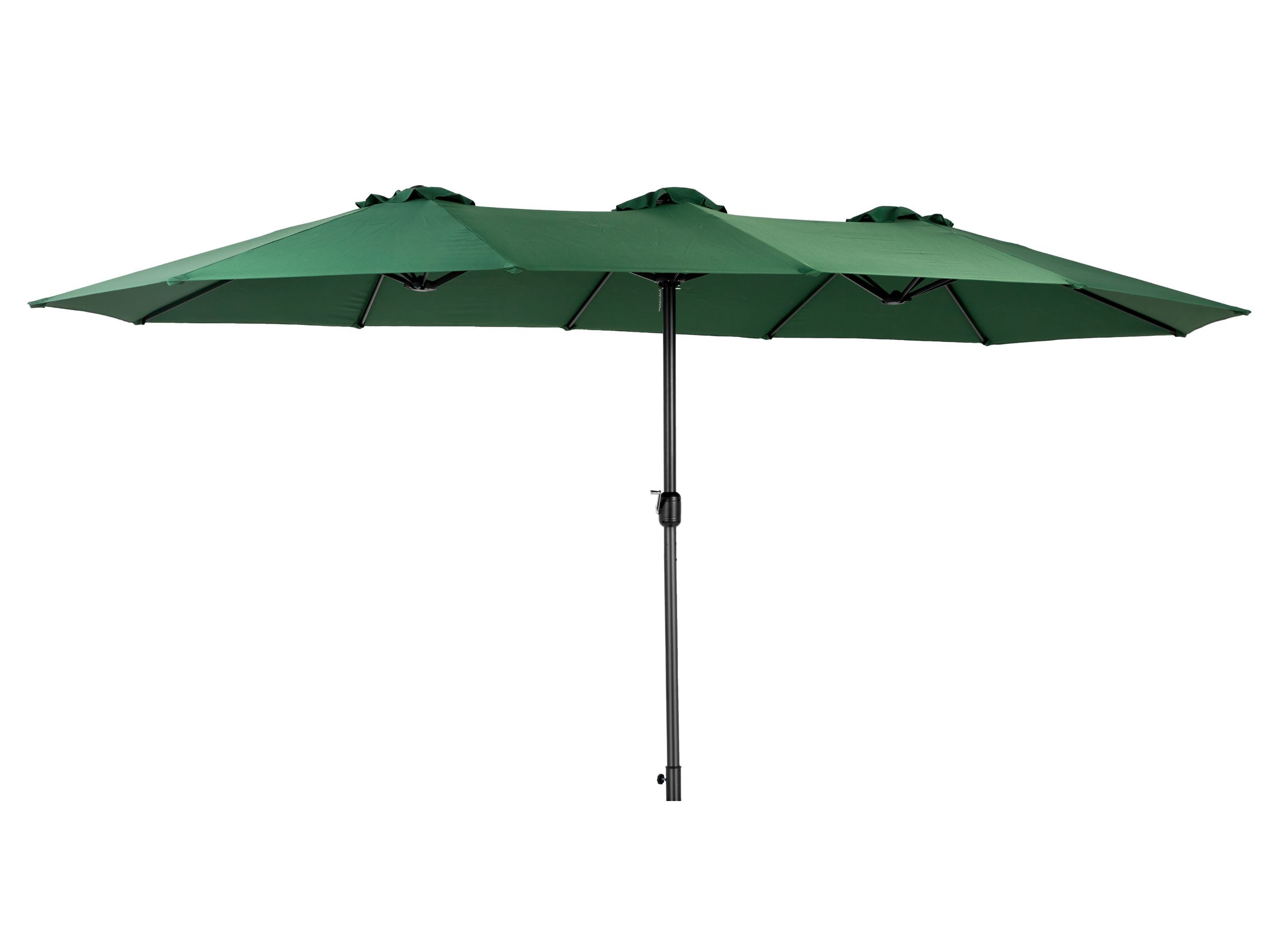 SeedWave Sonnenschirm 450x267 cm, Wasserdichtes Polyester, Stabiles 12-Rippen-Gestell, Einfaches Kurbelsystem, Platzsparend, XXL