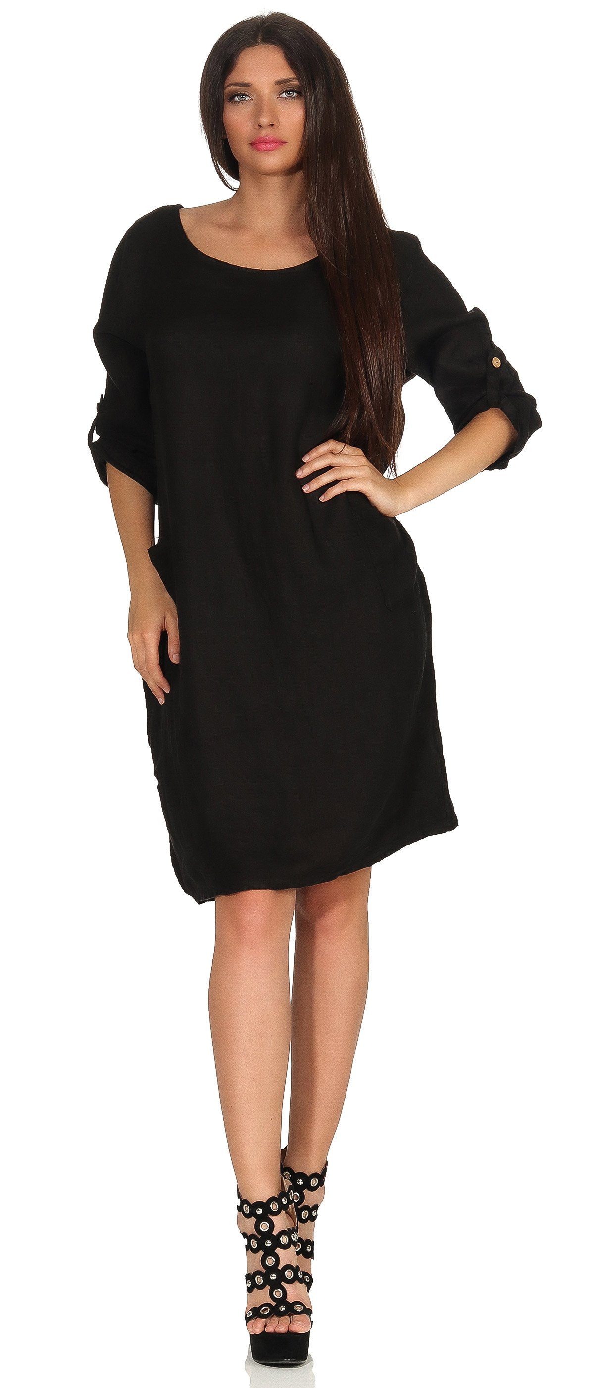Sommerkleid Leinenkleid Damenkleid 100% Leinen M.306