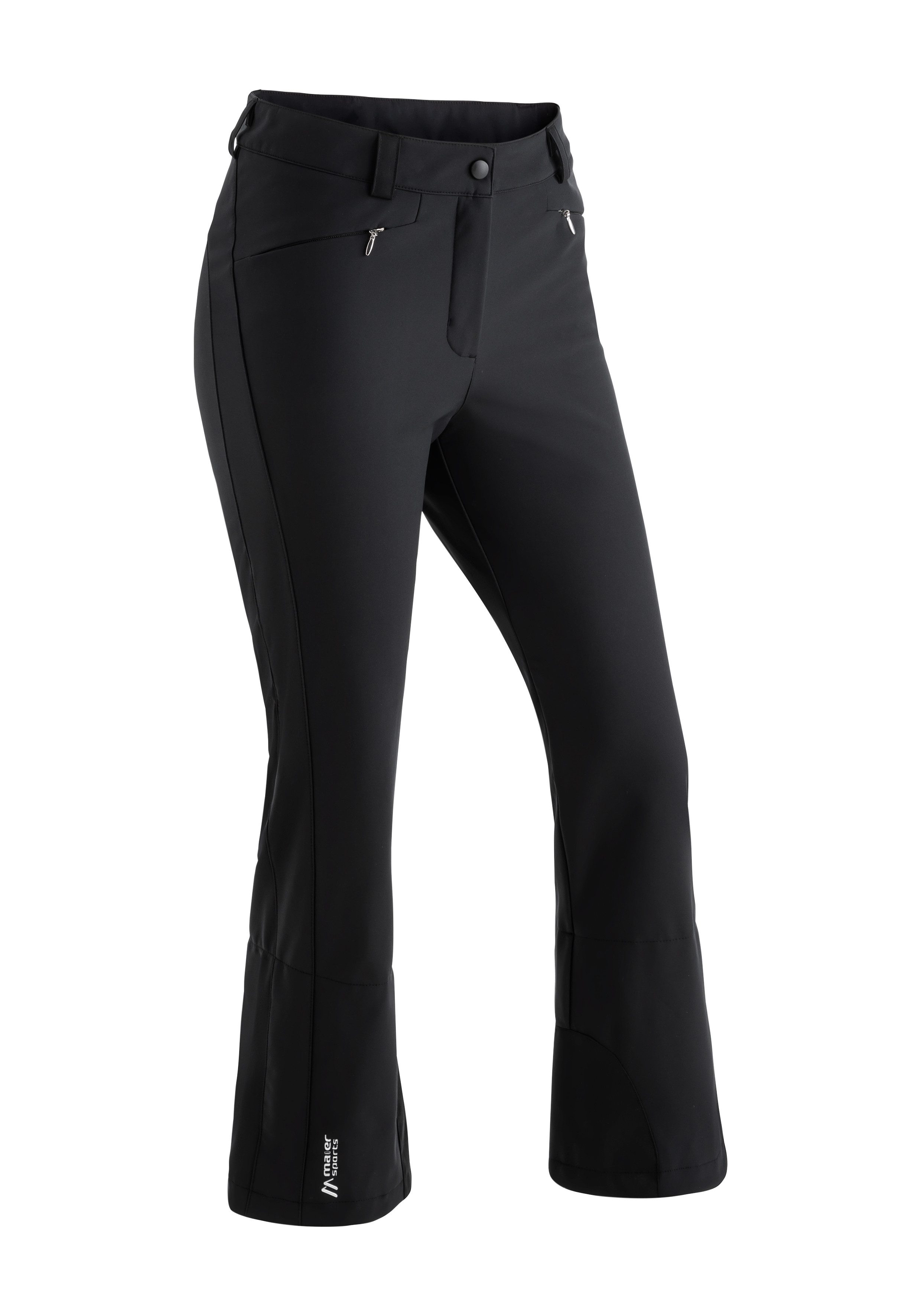 Maier Sports Skihose Mary Eng geschnittene Softshellhose in femininer, sportlicher Silhouette