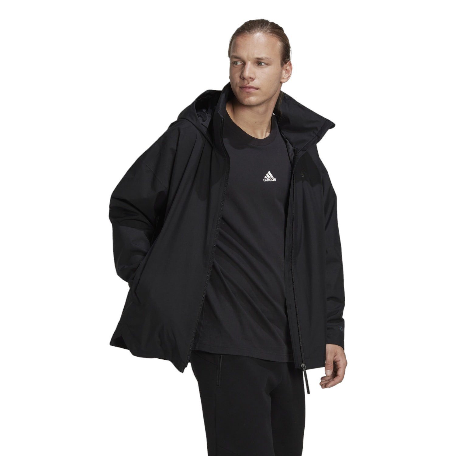 adidas Performance Regenjacke Traveer RAIN.RDY (atmungsaktiv, wasserdicht) schwarz Herren