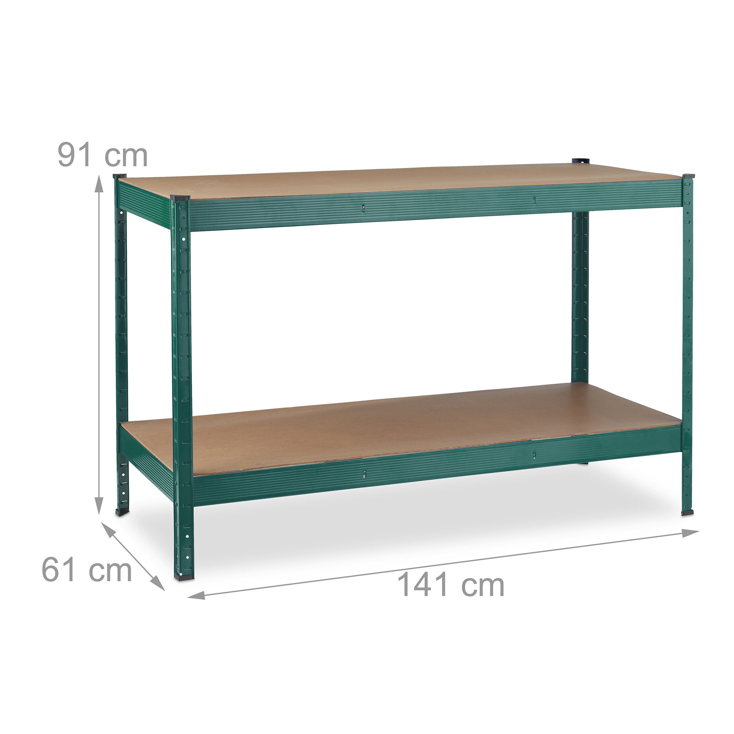 HCB Basic-line Werktafel - met onderschap - 150 x 70 x 85 cm