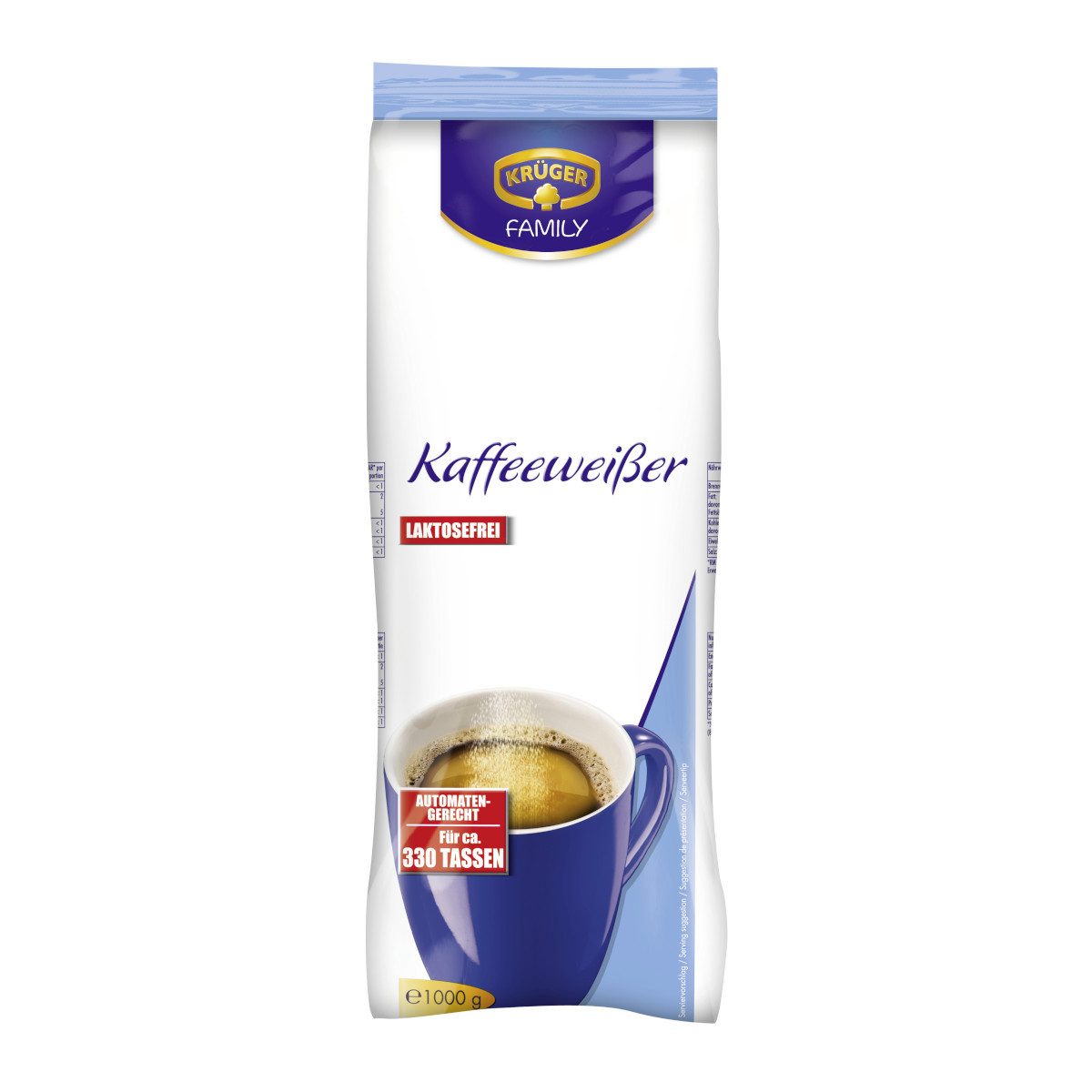Krüger Milchpulver, Krüger Kaffeeweißer laktosefrei auch für automatengeeignet 1000g