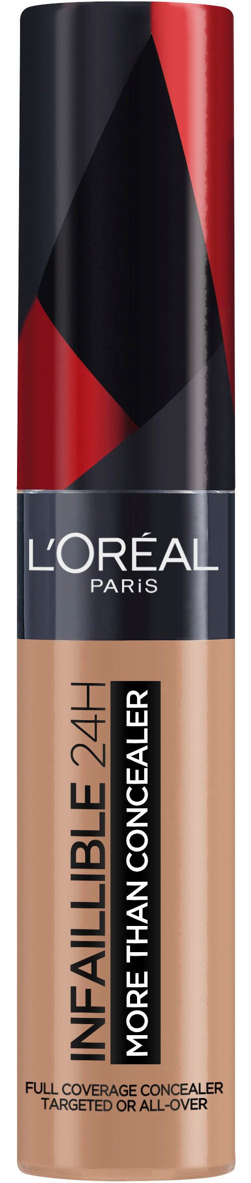 L'ORÉAL PARIS Concealer INFAILLIBLE 24h MORE THAN CONCEALER, hohe Deckkraft, Alleskönner: Abdecken, Auffrischen, Konturieren