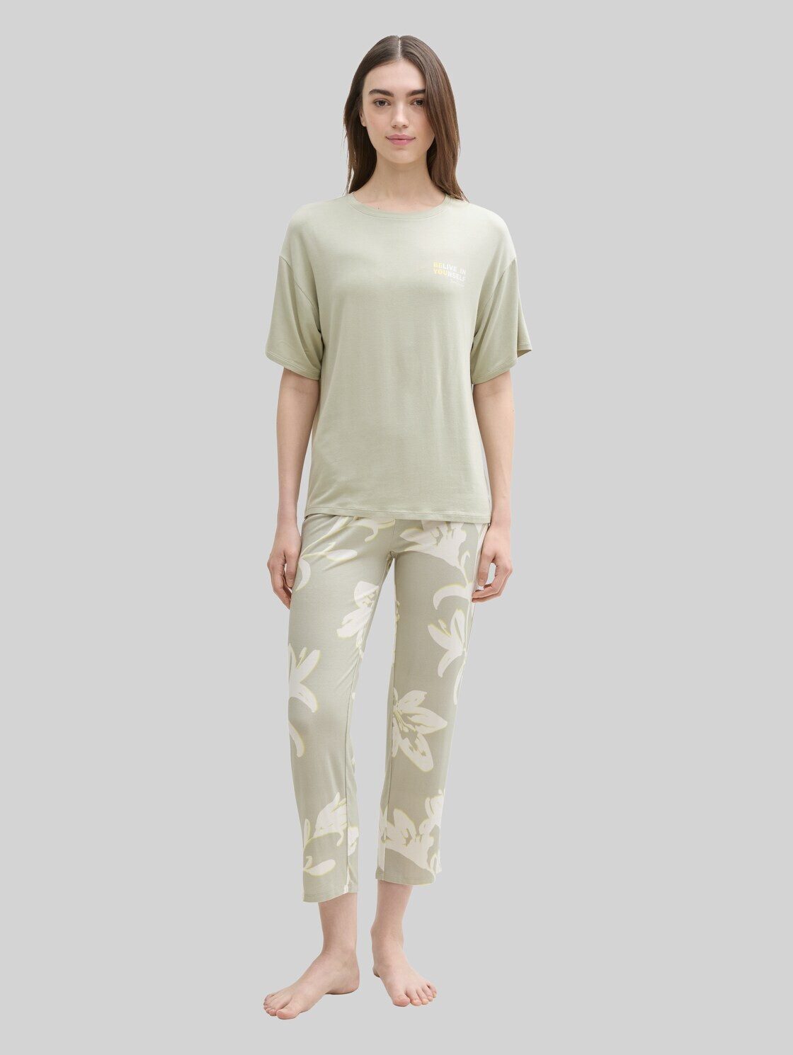TOM TAILOR Pyjama Bodywear Pyjama-Set mit Allover-Print