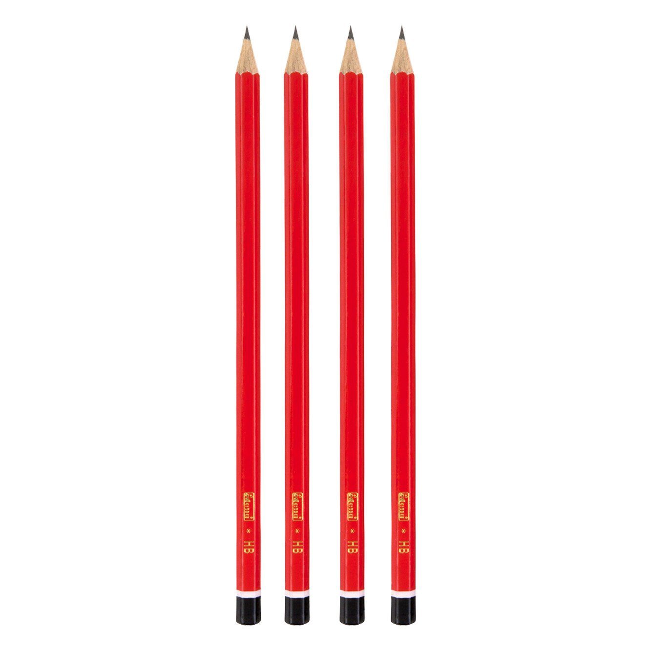 Idena Bleistift Idena 20012 - Bleistift, 4 Stück, Härte HB