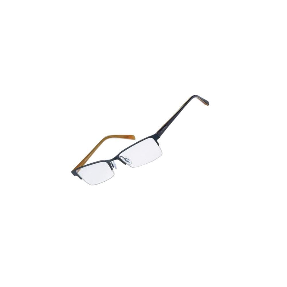 Fossil Brillengestell Korrektionsfassung Brille Metall Kunststoff Blau 50/18/140 - OF1103401, Metall und Kunststoff