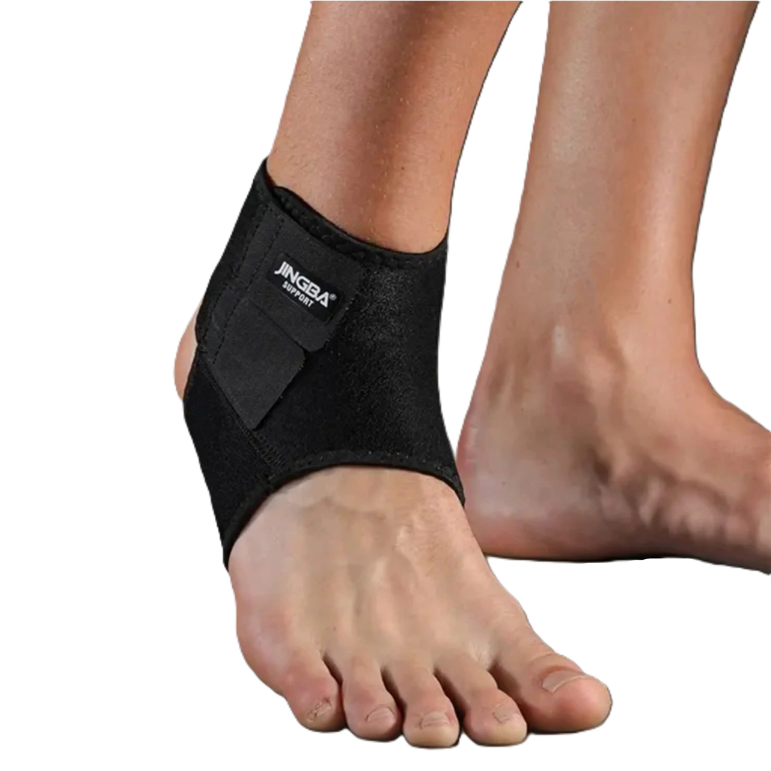 Sport-Knight® Fußgelenkbandage Neopren-Fußgelenk-Bandage, mit Klettverschluss, maximaler Tragekomfort