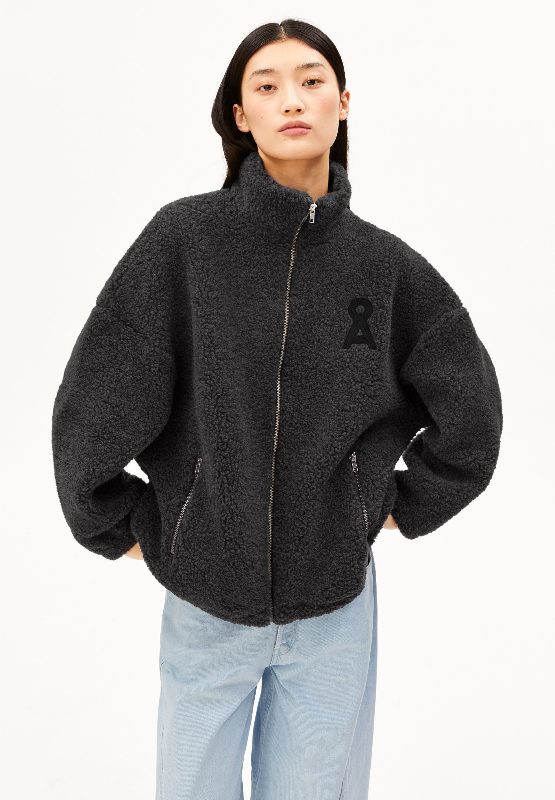 Armedangels Hemdjacke WOOL BLEND FLEECE Oversized Fit