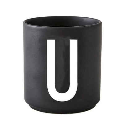 Design Letters Tasse Tasse Schwarz U