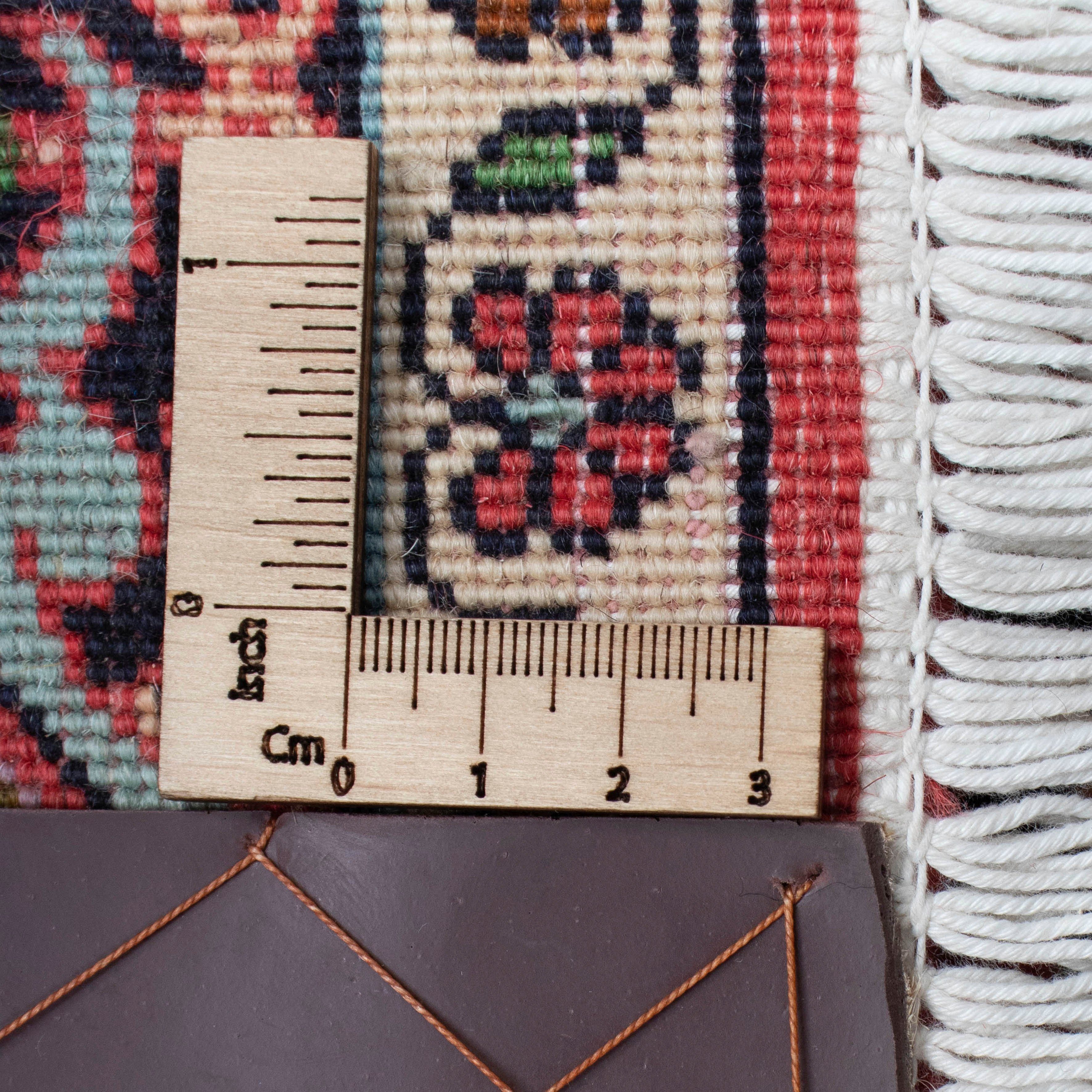 Orientteppich Perser x Höhe: Bidjar - 248 mm, Wohnzimmer, cm hellrot, - rechteckig, Zertifikat 15 - 71 Handgeknüpft, mit Einzelstück morgenland,
