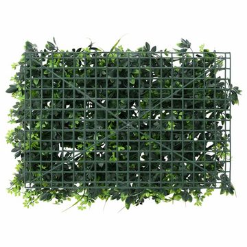 vidaXL Thermokomposter Sichtschutz aus Kunstblättern 24 Stk. Grün 40x60 cm, (24 St)