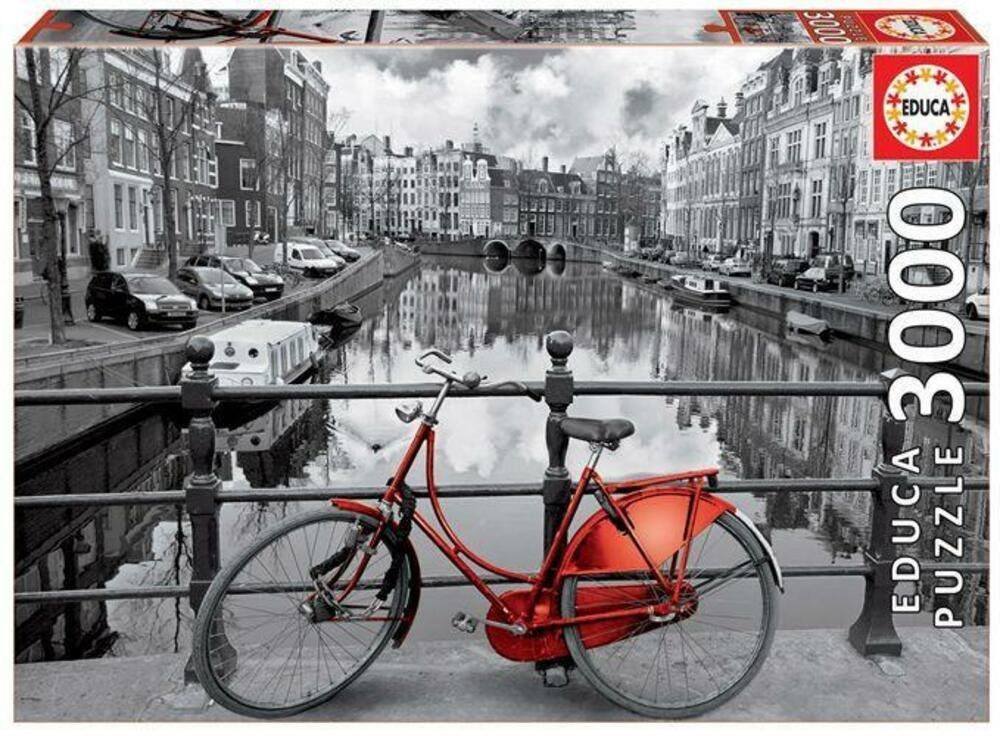 Carletto Puzzle Educa Puzzle. Amsterdam black & white 3000 Teile, 3000 Puzzleteile