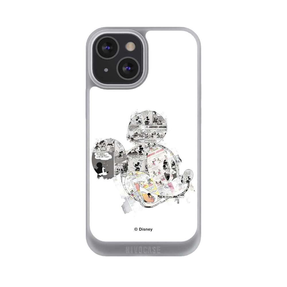 NIVOCASE Handyhülle Mickey Mouse Offizielles Lizenzprodukt Disney Mickey Mouse - Collage, Apple iPhone 13 Mini Handyhülle Hülle NIVOpure Case Frozen