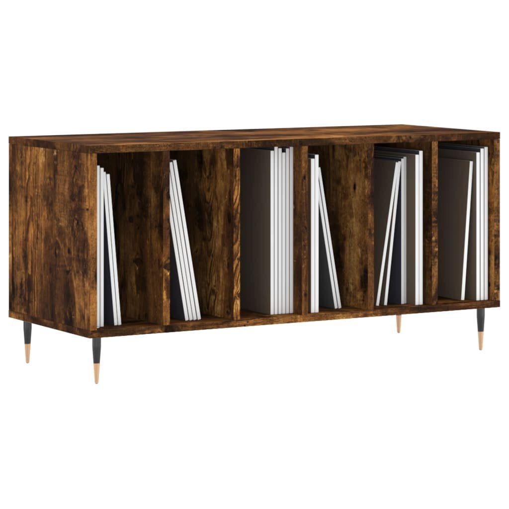 vidaXL Media-Regal Plattenschrank Räuchereiche 100x38x48 cm Holzwerkstoff, günstig online kaufen