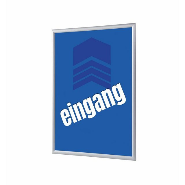 Showdown Displays Hängevitrine A4 - Komplett-Set - Eingang Deutsch - Blau/S günstig online kaufen