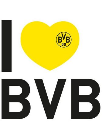 Wall-Art Wandtattoo »Fußball I love BVB« (1 St)...