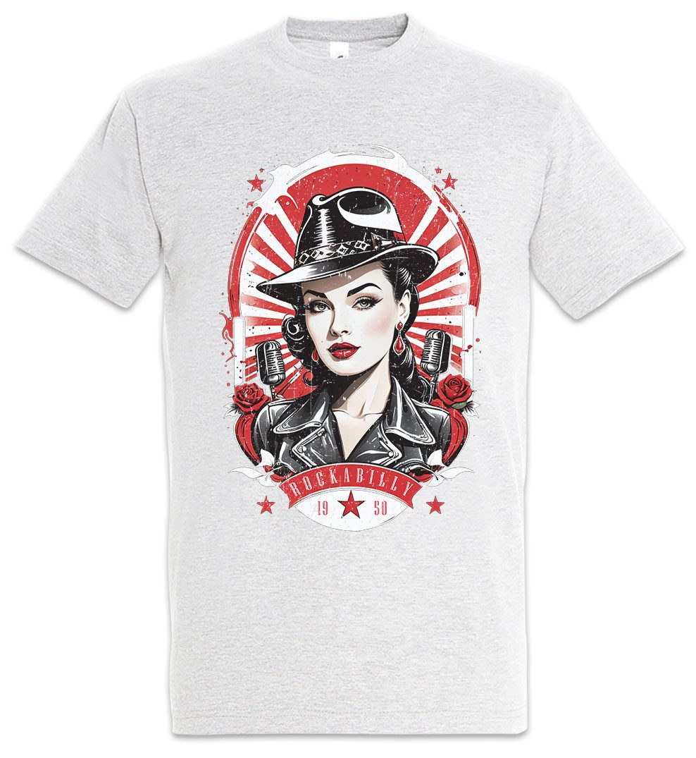 Urban Backwoods Print-Shirt Rockabella Beauty Herren T-Shirt Tattoo Rockabi günstig online kaufen