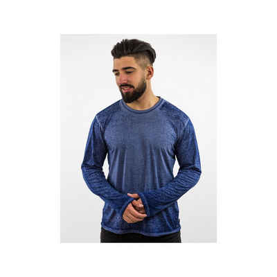 TREVOR'S Sweatshirt blau regular (1-tlg)