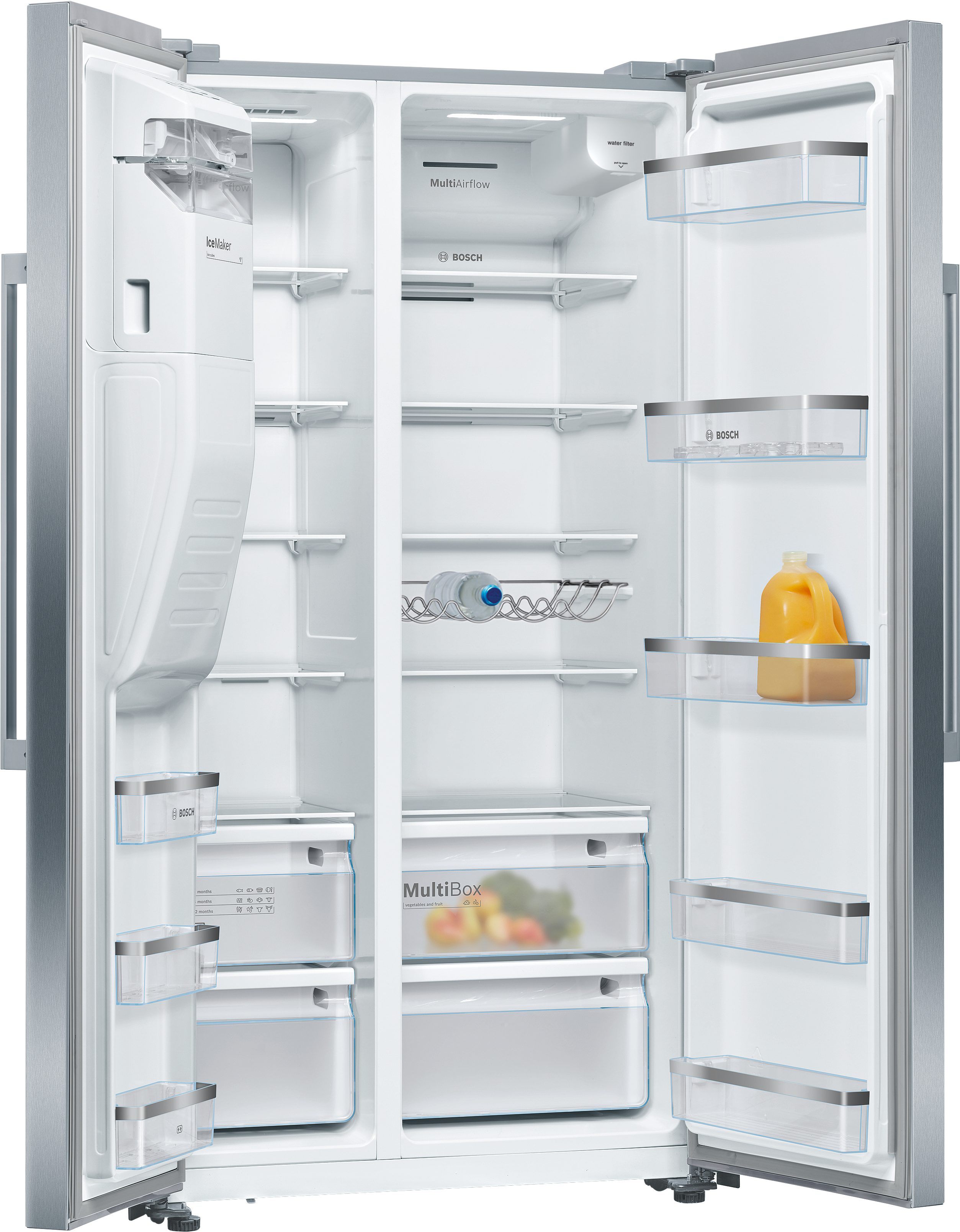 BOSCH Side-by-Side Serie 6 KAD93AIDP, 178,7 cm hoch, 90,8 cm breit