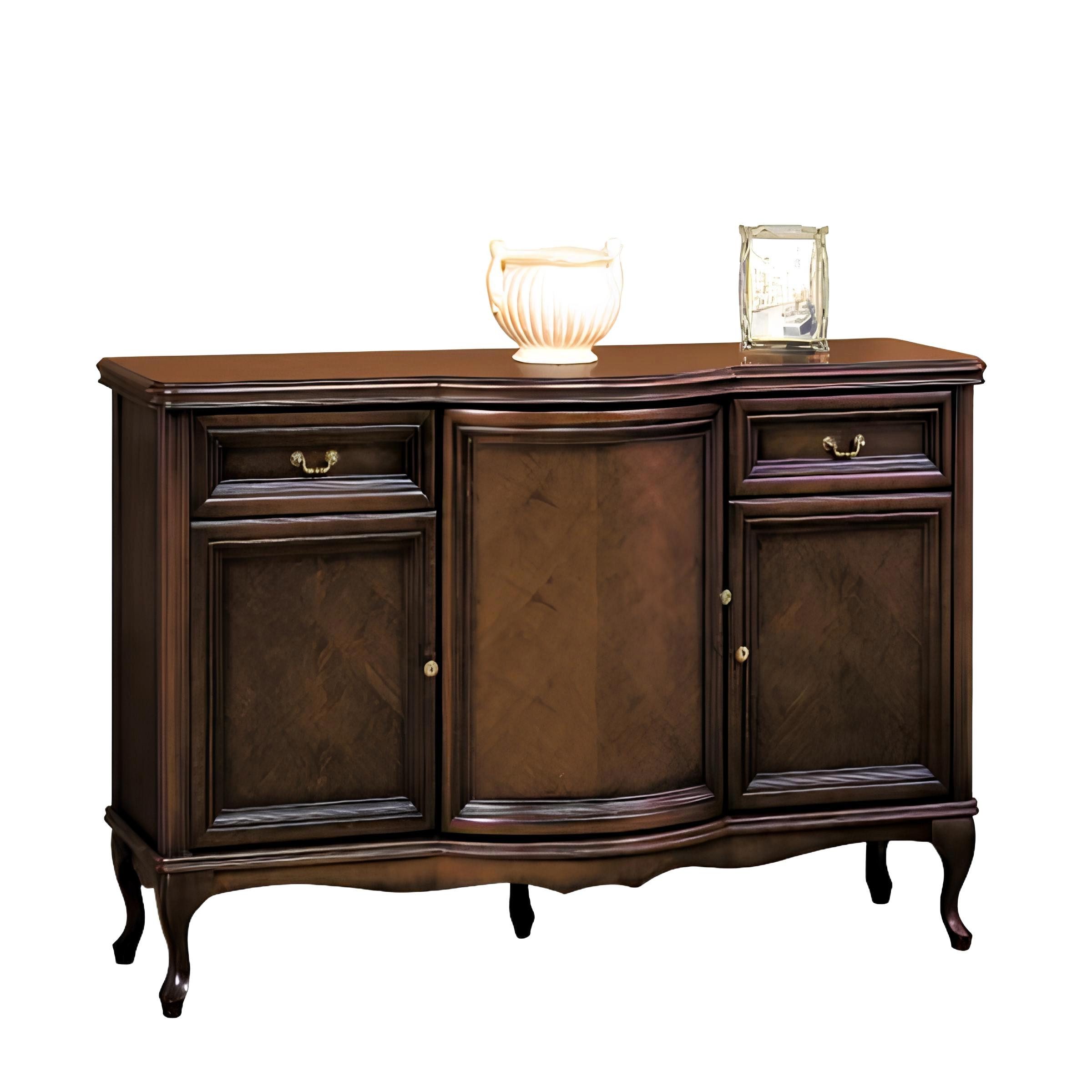 Xlmoebel Anrichte Elegantes Sideboard mit großzügigem Stauraum in Holzoptik (Anrichte), Hergestellt in Europa