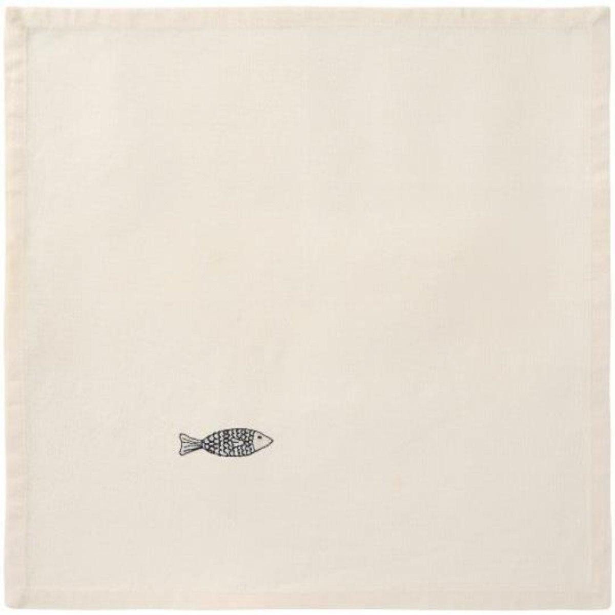 Ib Laursen Stoffserviette Ib Laursen Stoffserviette Atlantis Fisch (40x40cm)