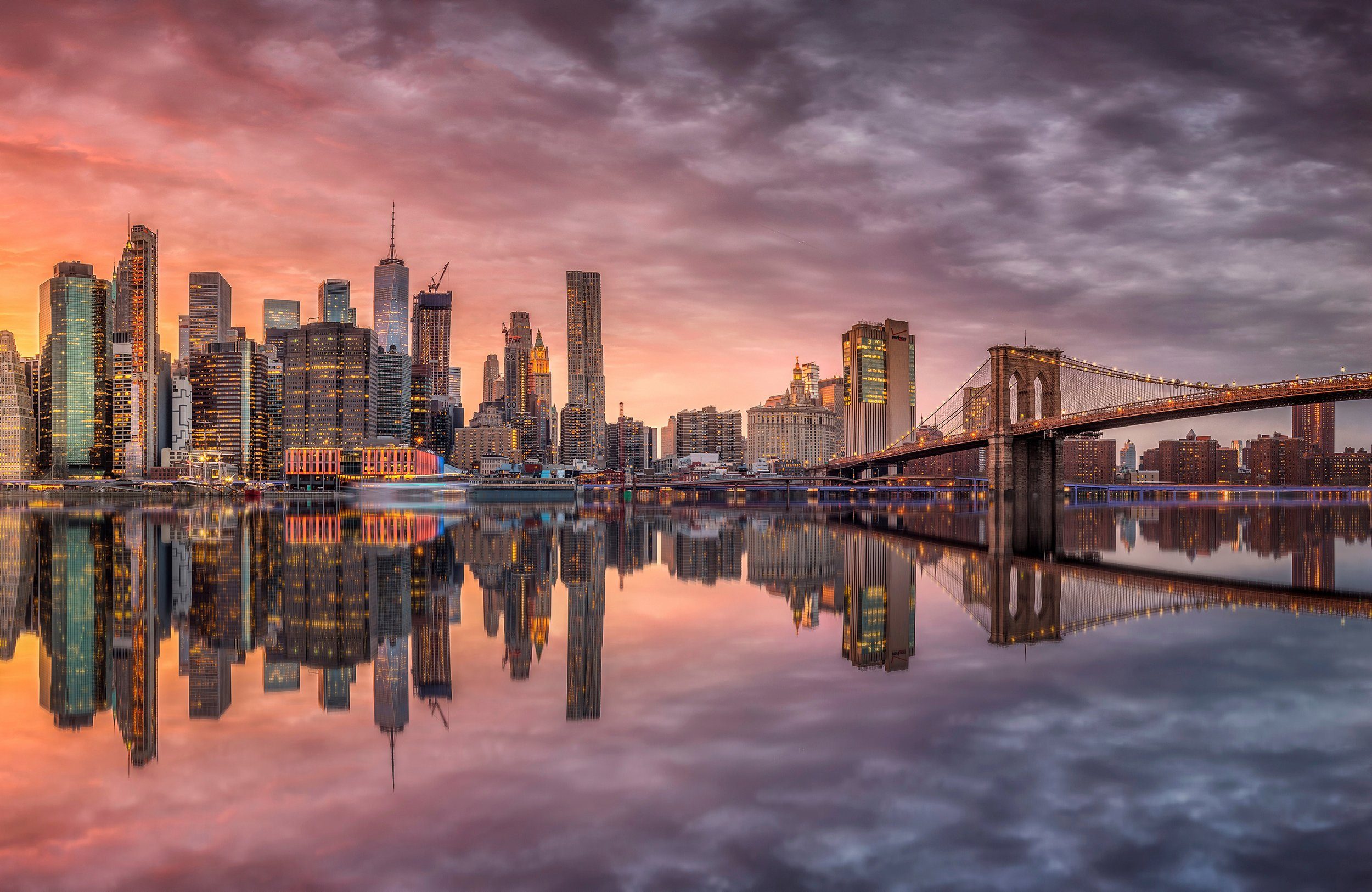 Fototapete Photo-Art ALVARO PEREZ AAMP, NEW YORK GLÜHEN II