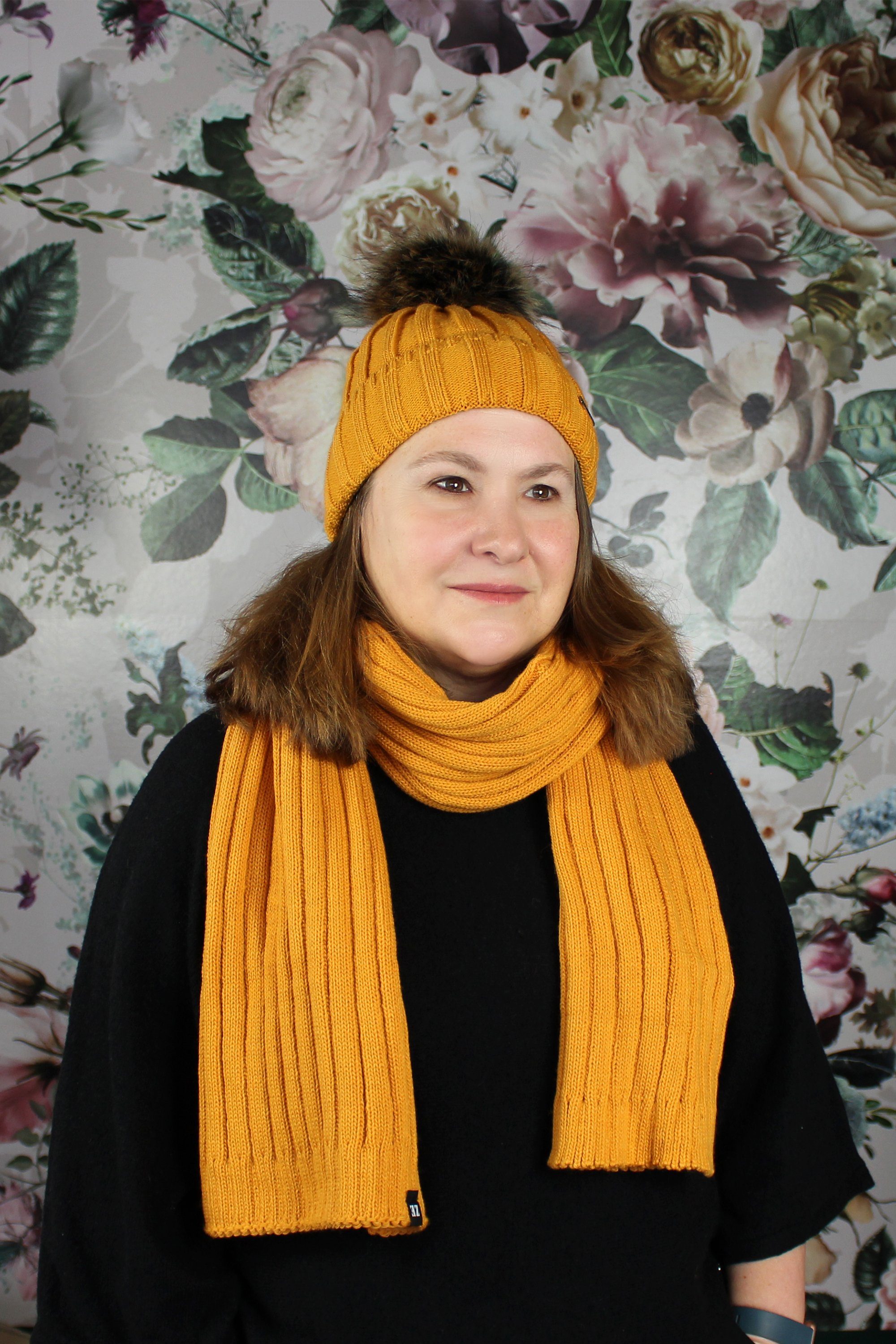 ZEBRO Strickschal Schal ANDREA, mit Kaschmir-Woll-Anteil