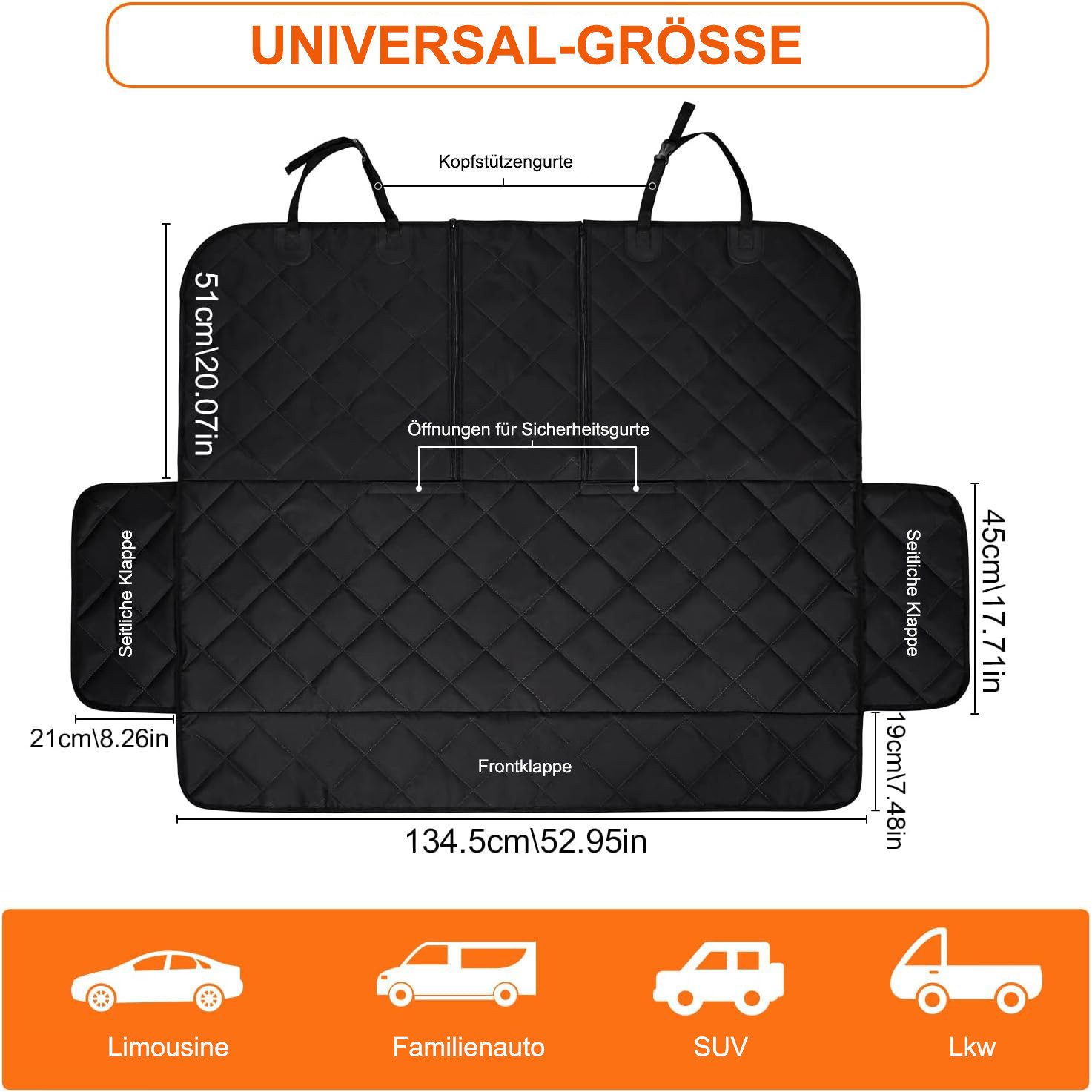 SinLaw Tier-Autoschondecke Wasserfest Hundedecke, Bequemer Autositzbezug günstig online kaufen