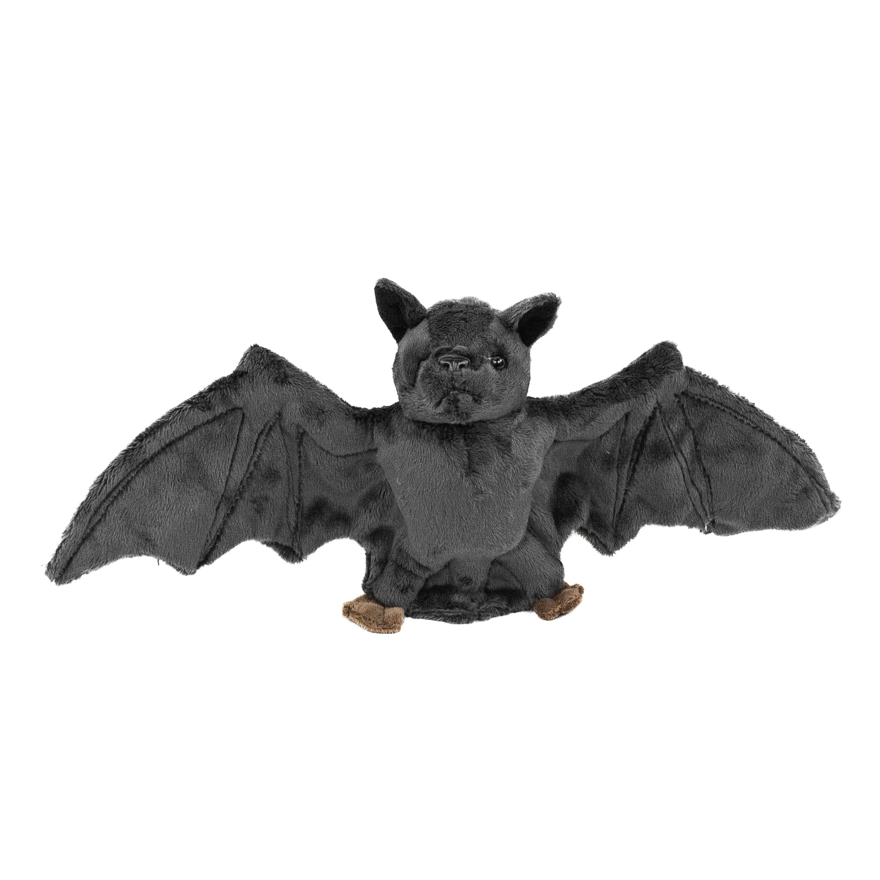 Cornelißen Kuscheltier Kuscheltier Fledermaus mit Band 36 cm schwarz