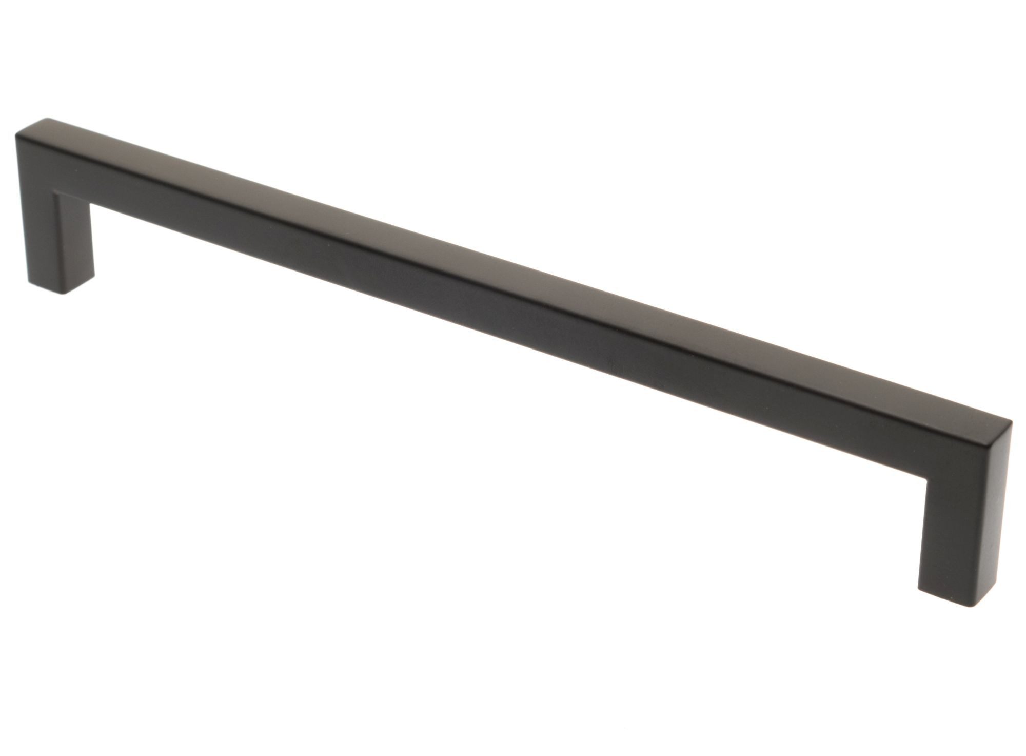 livingpoint24 Möbelgriff Möbelgriffe BA 128 - 480mm Küchengriffe Schwarz matt Türgriff eckig (1-St., 20), Modern