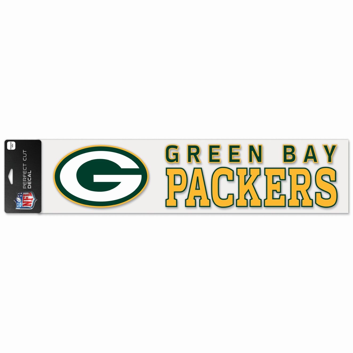 NFL Cut Wanddekoobjekt Teams WinCraft Green Packers XXL Bay Perfect 10x40cm Aufkleber