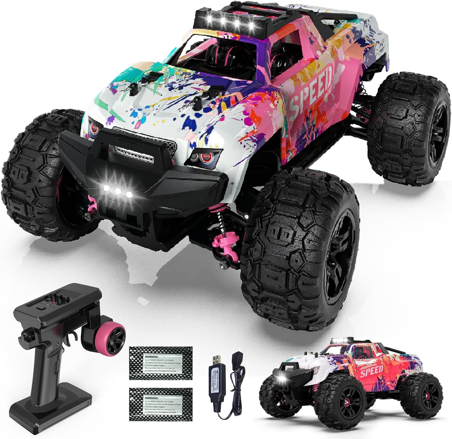 RC-Auto Ferngesteuertes Auto, RC Auto Offroad, 4WD Monster Truck Ferngesteuert