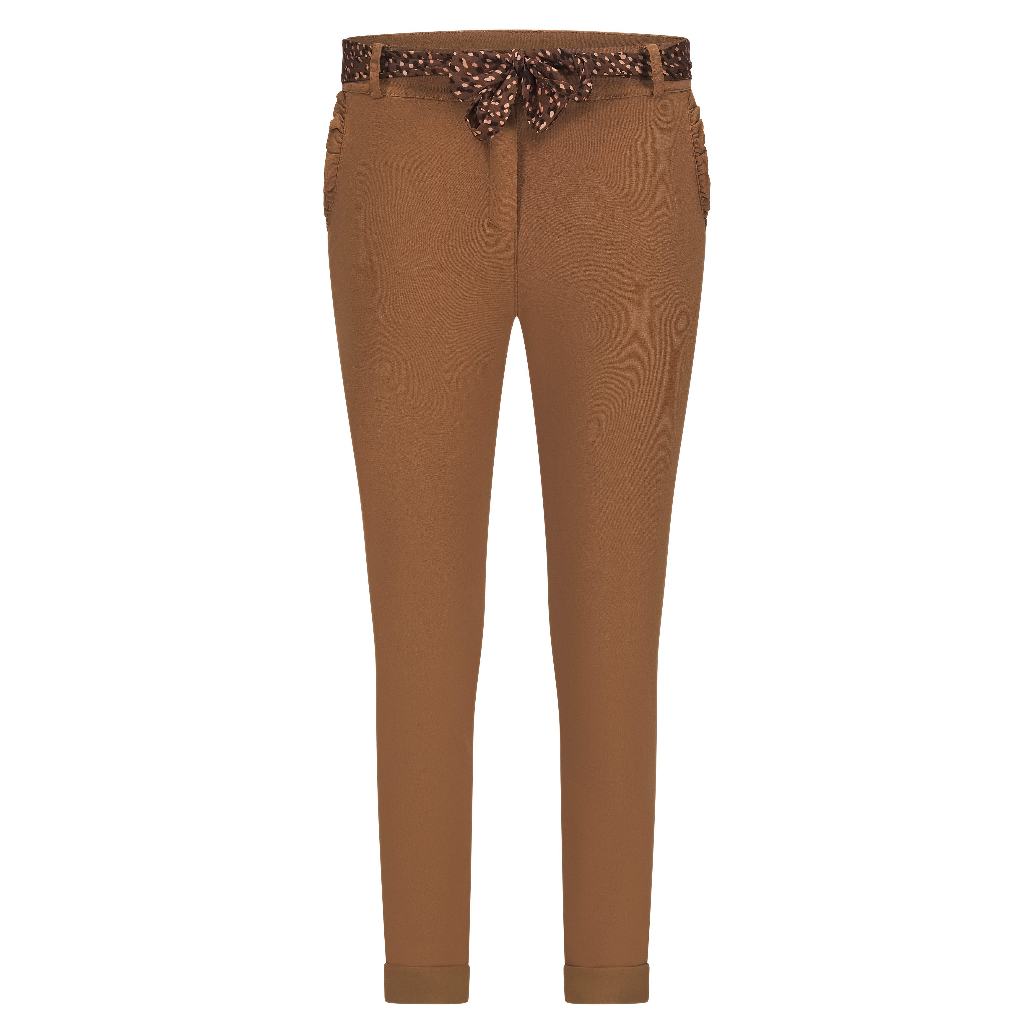 Mississhop Stretch-Hose Female Damen Stretch Klassische Chino Hose mit gemu günstig online kaufen