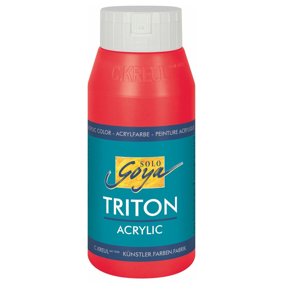 C. KREUL Acrylfarbe KREUL Acrylfarbe SOLO Goya TRITON kirschrot 750ml Flasche