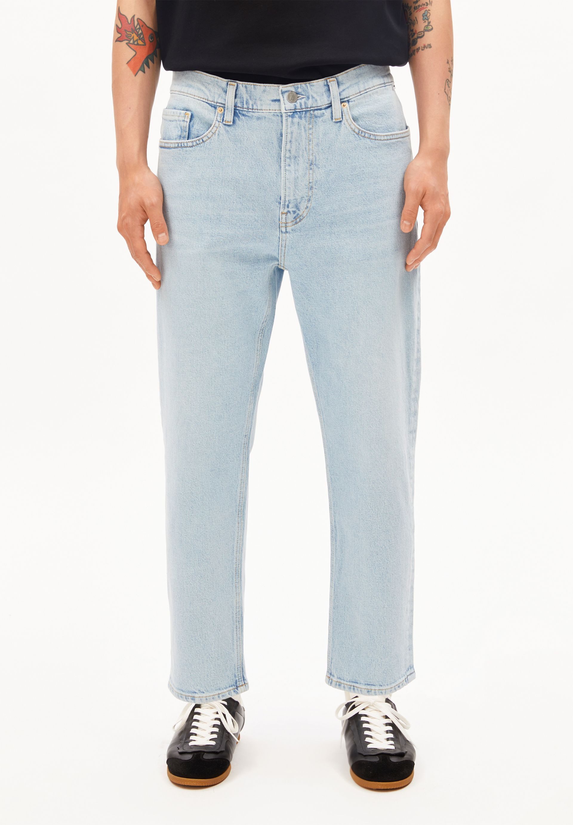 Loose-fit-Jeans MAAKX RELAXED Jeans aus Bio-Baumwolle